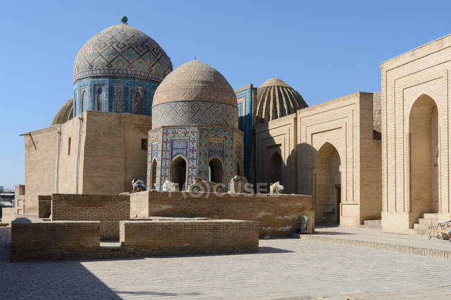 VIAGGIO IN UZBEKISTAN 8 focused 198386268 stock photo facade view temple uzbekistan samarkand
